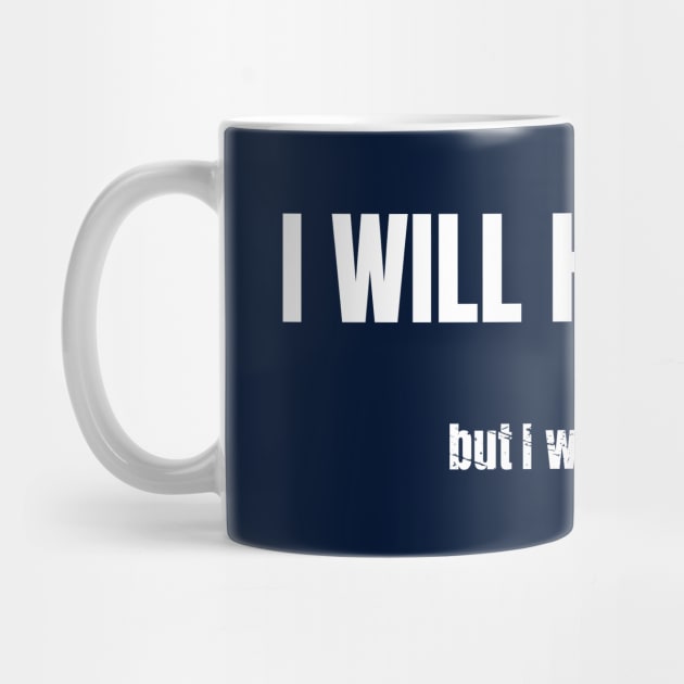 Relatable Emotion Quote: I Will Handle It, But I'll Cry First by Jiyoun's Store 1